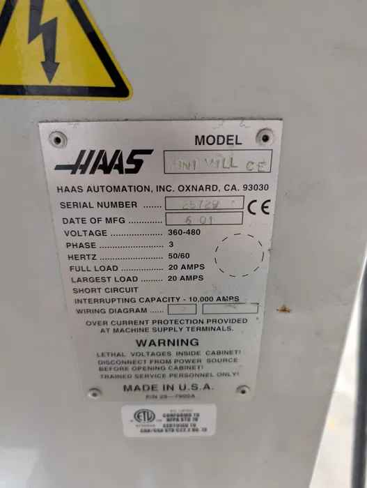 Frezarka CNC HAAS Mini Mill